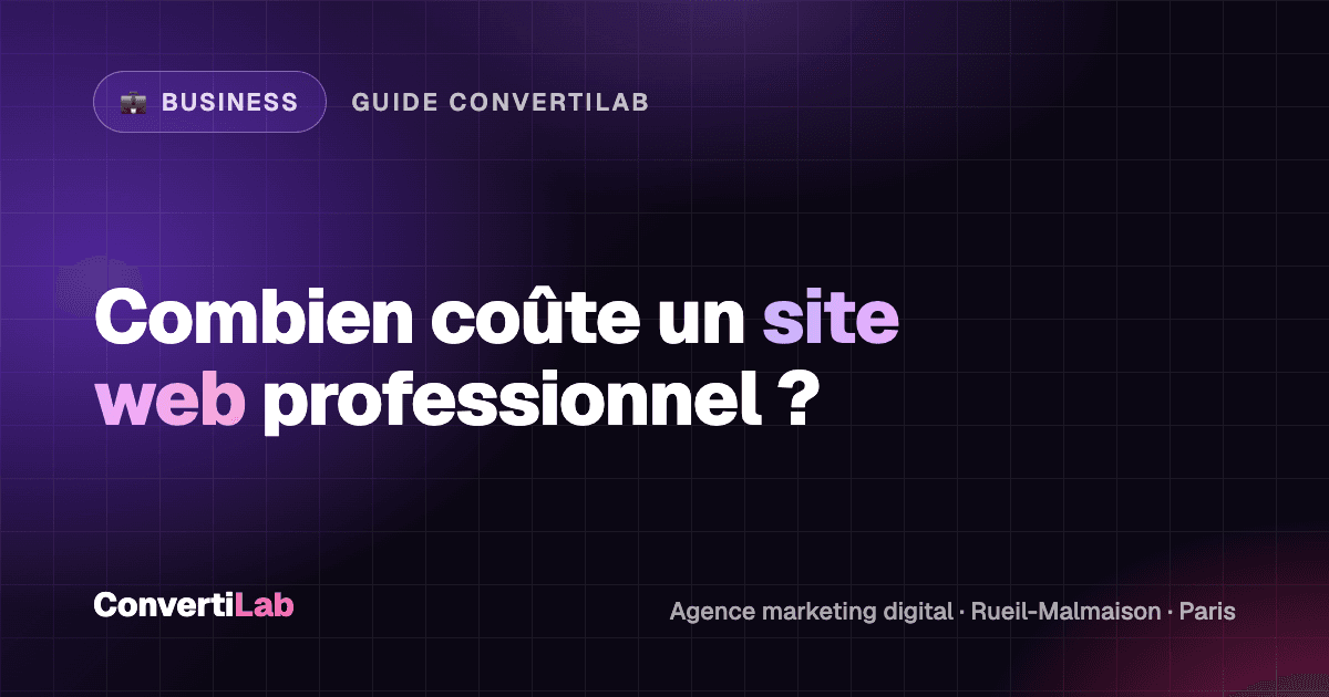 Combien coûte un site web professionnel pour une petite entreprise en 2026 ? - Business