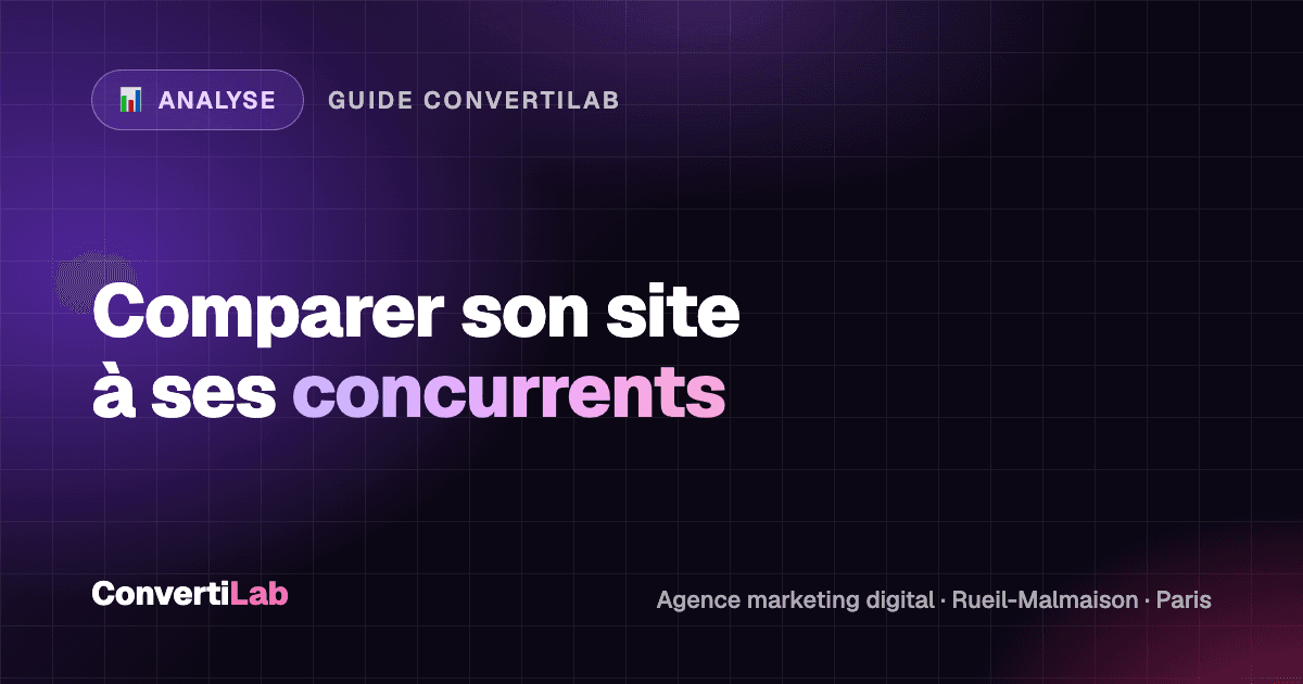 How to compare your website with your competitors on SEO, speed and design? - Analysis
