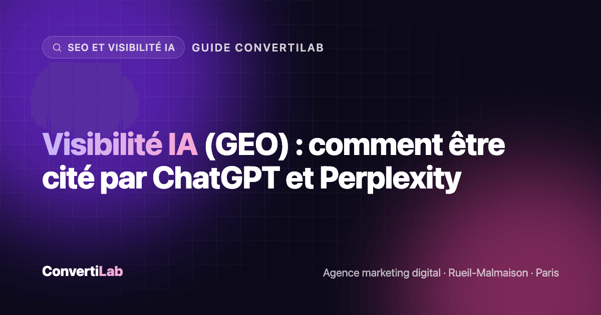 Être cité par une IA : des robots d'IA autorisés, une réponse directe en tête de page, une entreprise décrite de façon cohérente et structurée