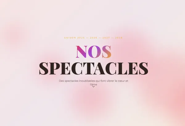 Etude de cas Spectacle - Landing page événementielle pour spectacle